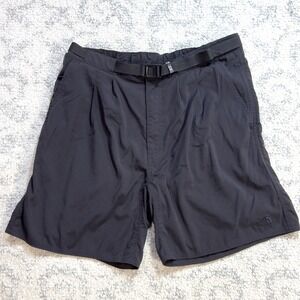 The North Face Mens Large Black‎ Class V Belted Shorts Tech Cargo Elastic Waist